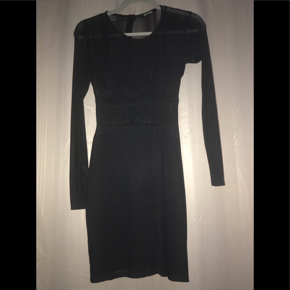 Misguided Black Dress